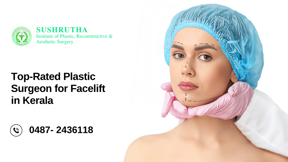 A leading plastic surgeon in Kerala performing a facelift procedure using advanced techniques.