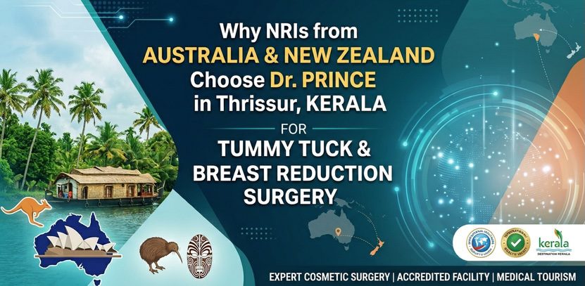 Why NRIs from Australia & New Zealand Choose Dr. Prince, Plastic surgeon in Thrissur, Kerala for Tummy Tuck and Breast Reduction Surgery