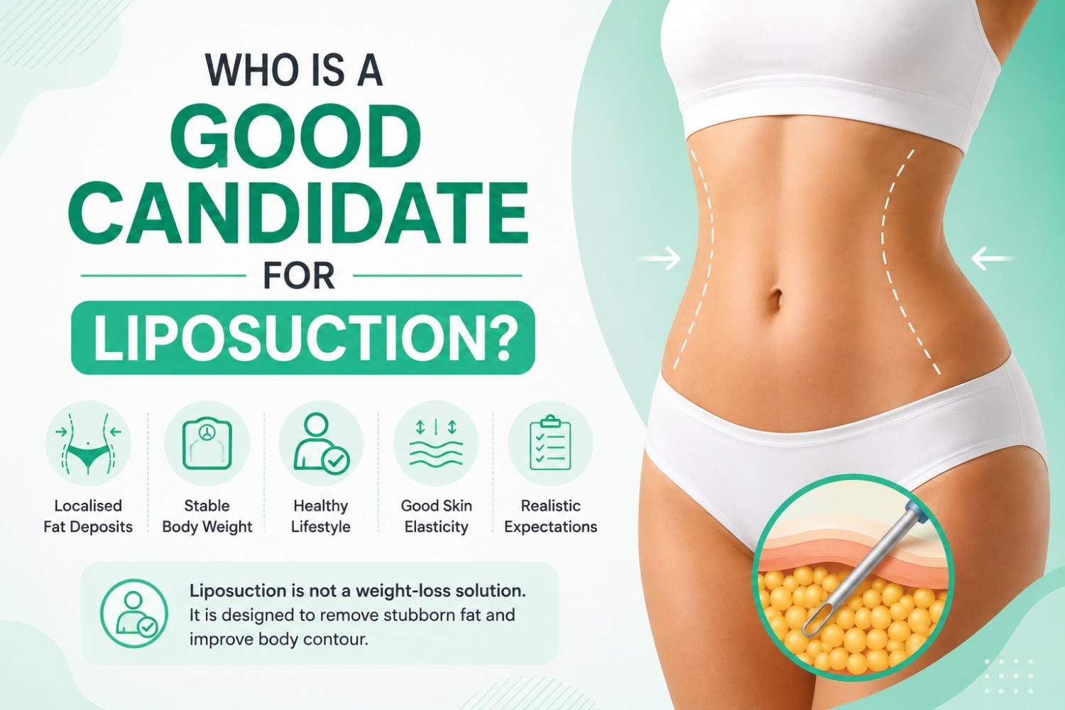 Who is a good candidate for liposuction?