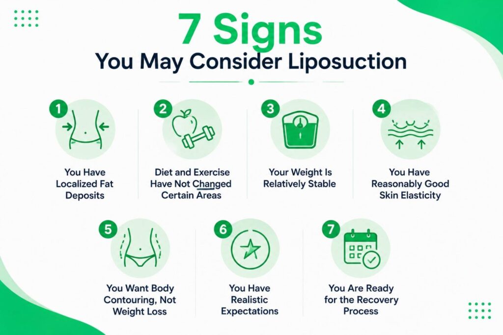 7 signs you may consider liposuction