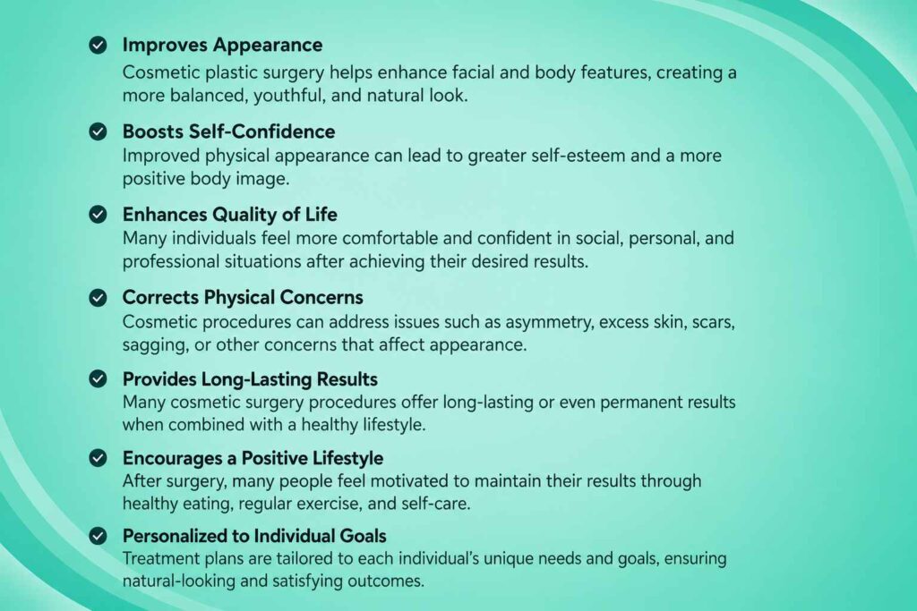 Benefits of Cosmetic Plastic Surgery
