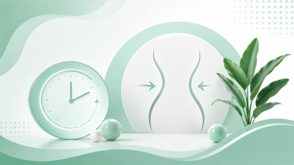Is liposuction permanent? Medical illustration showing long-term liposuction results, body contouring, and lasting changes after fat removal