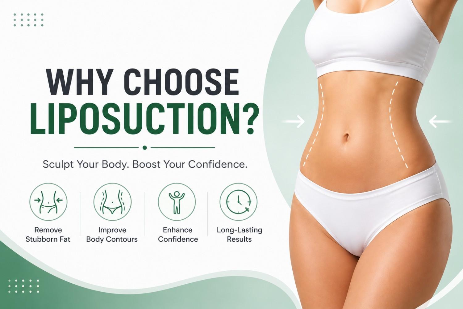 Why choose liposuction? for targeted fat removal and body contouring