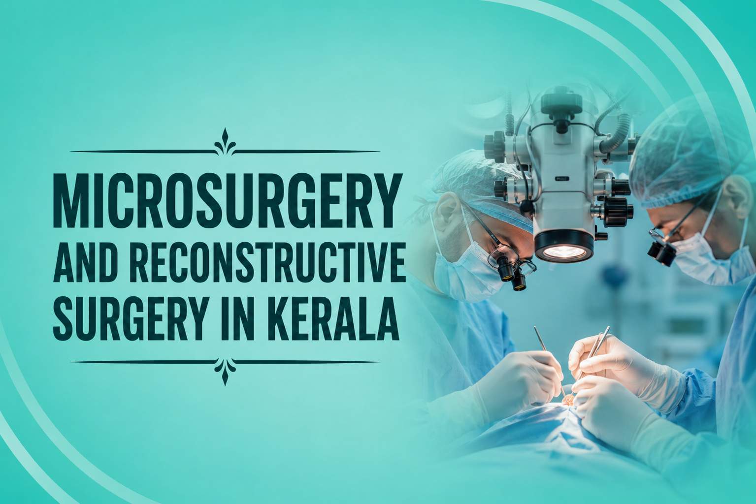 Microsurgery and reconstructive surgery in Kerala performed using advanced surgical techniques