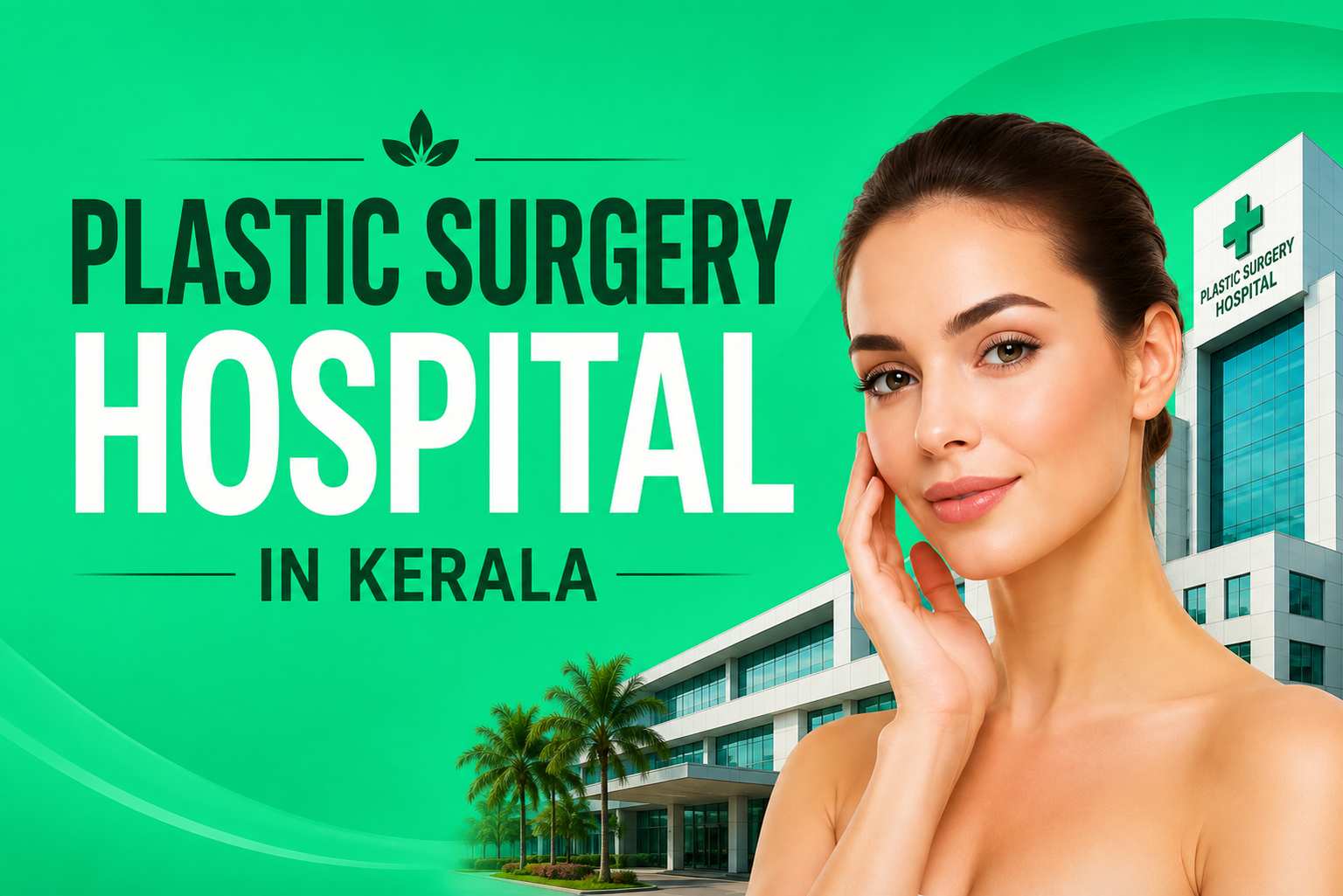 Plastic surgery hospital in Kerala with a modern hospital building